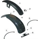 Heist Bobber Front and Rear Fender OEM Parts