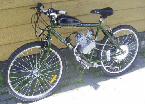 Bicycle Gas Engine Kit, 2-Stroke 80cc
