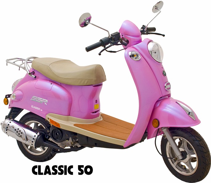 Classic 50 Moped Scooter