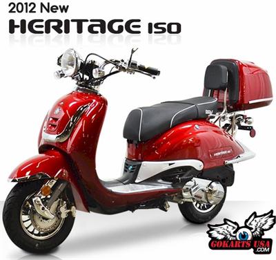 BMS Heritage 150 Moped Scooter : California Legal Scooters