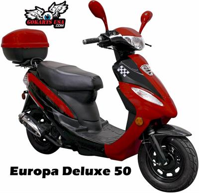 Europa Deluxe 50 Moped Scooter Europa Deluxe 50 Moped Scooter