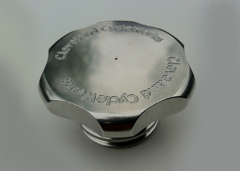 Heist Bobber Milled Matte Gas Cap