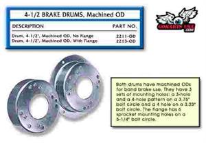 Brake Drum, gokart minibike