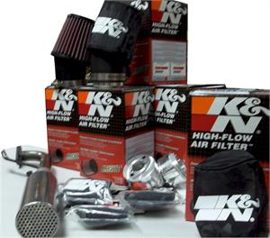 K&N Stage 1 Kit, Go Kart Mini Bike Honda GX120/160/200 and clones