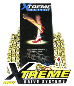 #35 RLV Extreme Chain Gold on Gold, kart or minibike