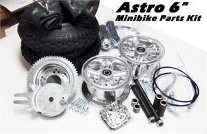 Mini Bike Parts Kit, Red Devil ASTRO 6