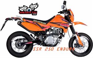 SSR XF250 Enduro 5-Speed Manual Clutch Dirt Bike