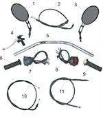 Heist Bobber Steering and Switches OEM Parts