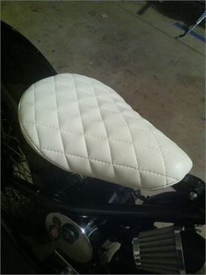 Heist Bobber Custom Wrapped Seat