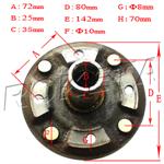 JCL MG250A REAR BRAKE ROTOR