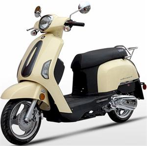 BMS Mediterranean 150 Moped Scooter : California Legal Scooters