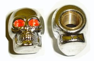 Skull Tire Valve Caps