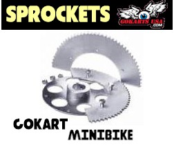 Gokart Minibike Sprockets and Hubs